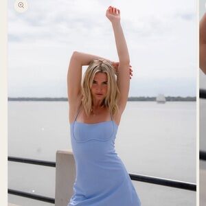 Bogard the Brand Athletic Dress Light Blue Size Large